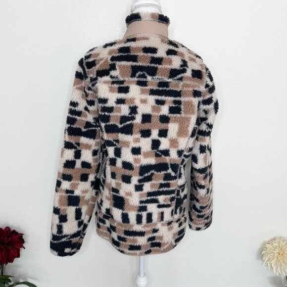 Patagonia Classic Retro X Deep Pile Fleece Jacket Full Zip Sz Large Gorp Core - Picture 3 of 5